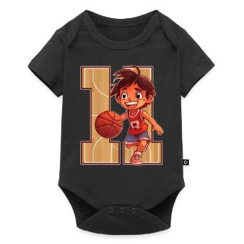 Basketball Birthday - 11 Year Old Boy - - Baby Premium short-sleeve bodysuit - black - Front