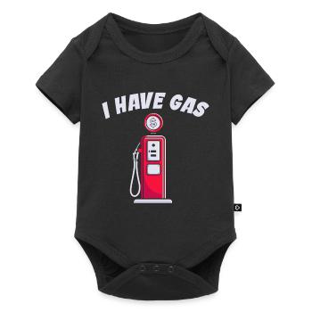 J’ai une pompe à essence drôle - Body à manches courtes Premium Bébé - noir - Devant
