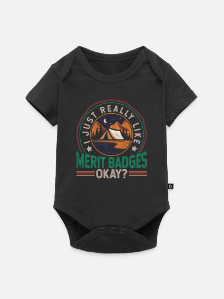 Pfadfinderführer Pfadfinder Pfadfindergruppe - Baby Premium Kurzarmbody - Schwarz
