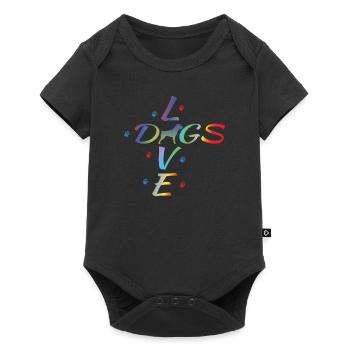 Accessoires pour chiens Rottweiler Propriétaires de chiens - Body à manches courtes Premium Bébé - noir - Devant