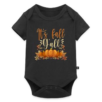 C’est l’automne vous tous drôle d’automne amoureux de l’automne - Body à manches courtes Premium Bébé - noir - Devant