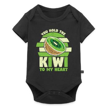 You Hold The Kiwi To My Heart - Baby Premium Kurzarmbody - Schwarz - Vorne