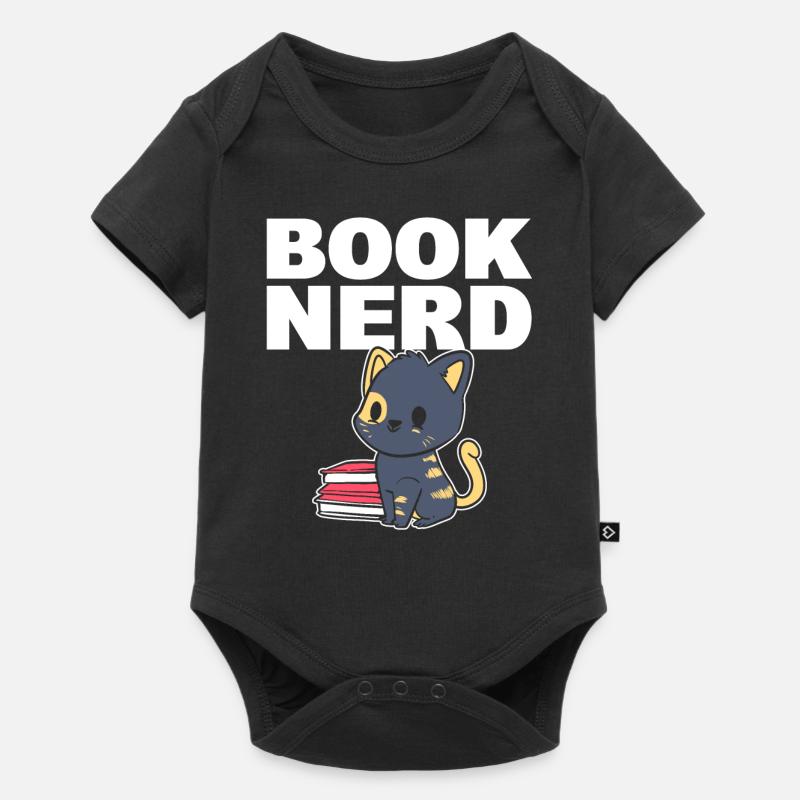 Book Nerd Avid Reader - Baby Premium short-sleeve bodysuit - black
