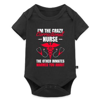 Design Der Justizvollzugsschwester Für Die - Body à manches courtes Premium Bébé - noir - Devant