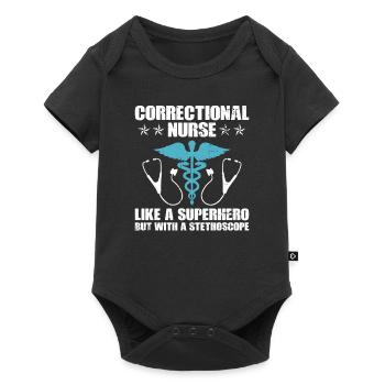Design Der Justizvollzugsschwester Für Die - Body à manches courtes Premium Bébé - noir - Devant