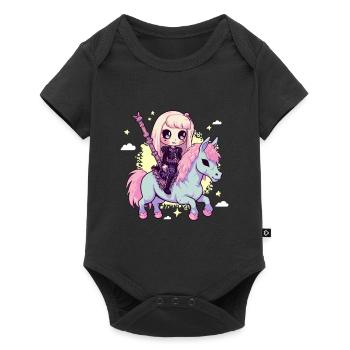 Süßes Okkultes Todesmädchen, Das - Baby Premium Kurzarmbody - Schwarz - Vorne