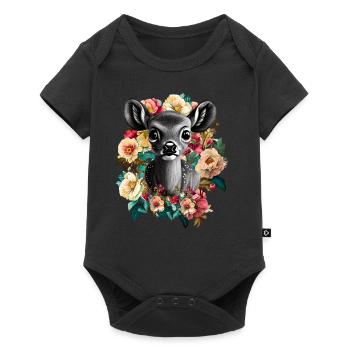 Chevreuil - Body à manches courtes Premium Bébé - noir - Devant