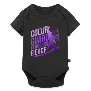 Garde de couleur Intrépide Féroce - Body à manches courtes Premium Bébé - noir - Devant