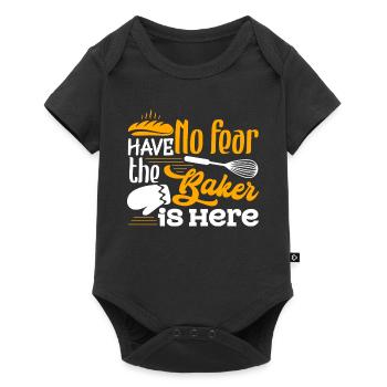 Baker Have No Fear The Baker Is Here - Baby Premium short-sleeve bodysuit - black - Front