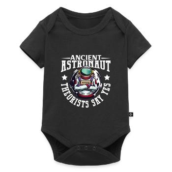 Astronaute Astronomie Système solaire Space Kids - Body à manches courtes Premium Bébé - noir - Devant