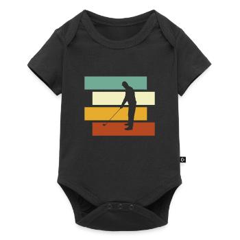 Golf Retro - Baby Premium short-sleeve bodysuit - black - Front
