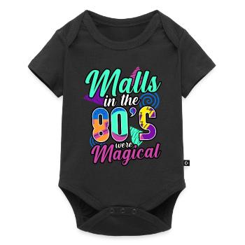 80s Malls In The 80s Were Magical - Baby Premium short-sleeve bodysuit - black - Front