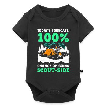 Scout Scout Guide Scouting Camping - Baby Premium short-sleeve bodysuit - black - Front