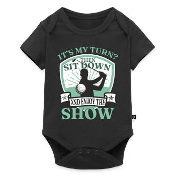 Funny Golf Humor Golf Player - Baby Premium short-sleeve bodysuit - black - Front