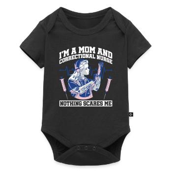 Forensisches Pflegedesign Für Die Mutter Der - Baby Premium short-sleeve bodysuit - black - Front