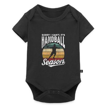 Handball Handball Joueur Handball Joueur de handball Cadeau sportif - Body à manches courtes Premium Bébé - noir - Devant