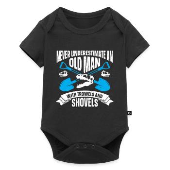 Archaeologist Gift Archaeology - Baby Premium short-sleeve bodysuit - black - Front