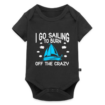 Voilier Cadeau Voilier Capitaine de navigation - Body à manches courtes Premium Bébé - noir - Devant