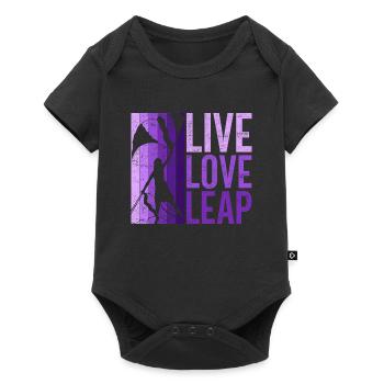 Color Guard Color Guardian Live Love Leap - Baby Premium short-sleeve bodysuit - black - Front