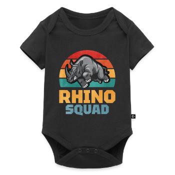 Rhinoceros - Baby Premium short-sleeve bodysuit - black - Front
