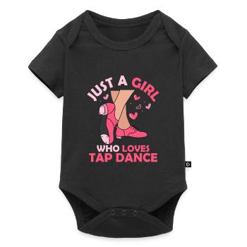 Just A Girl Who Loves Tap Dance Tap Dancer Tap Dan - Baby Premium Kurzarmbody - Schwarz - Vorne