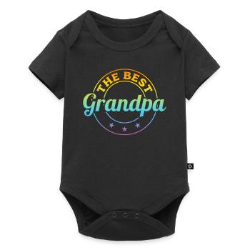 Idées de fête des pères - Le meilleur grand-père - Body à manches courtes Premium Bébé - noir - Devant