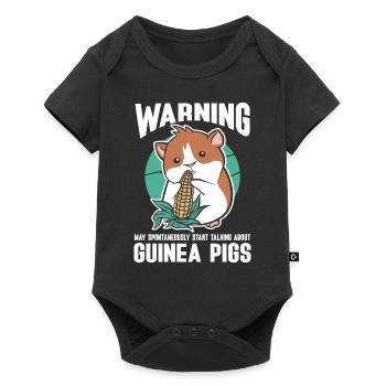 Guinea Pig Gift Pet Guinea Pig - Baby Premium short-sleeve bodysuit - black - Front