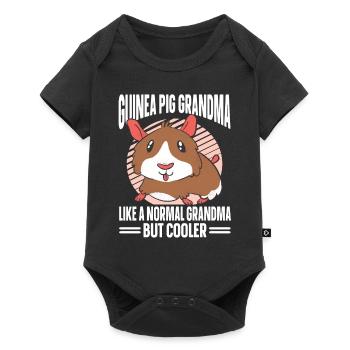Guinea Pig Gift Pet Guinea Pig - Baby Premium short-sleeve bodysuit - black - Front