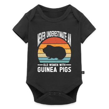 Guinea Pig Gift Pet Guinea Pig - Baby Premium short-sleeve bodysuit - black - Front