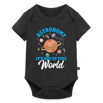 Astronomy It's Out Of This World Astronomer - Baby Premium short-sleeve bodysuit - black - Front