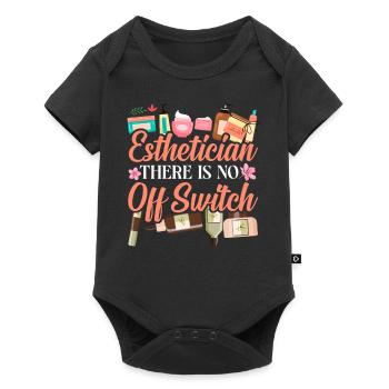 Cute Licensed Esthetician Skincare - Baby Premium Kurzarmbody - Schwarz - Vorne