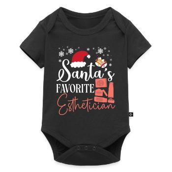 Cute Licensed Esthetician Skincare - Baby Premium Kurzarmbody - Schwarz - Vorne