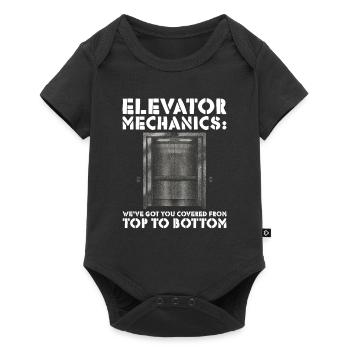 Aufzugsinstallateur-design Für Aufzugsmechaniker - Body à manches courtes Premium Bébé - noir - Devant
