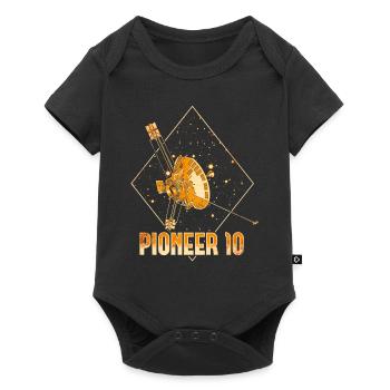Vaisseau spatial Pioneer 10 - Body à manches courtes Premium Bébé - noir - Devant