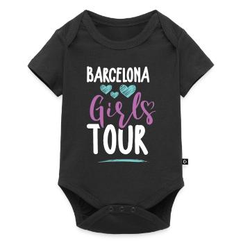 Barcelona Girls Tour - Body à manches courtes Premium Bébé - noir - Devant