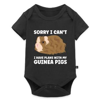 Guinea Pig Gift Pet Guinea Pig - Baby Premium short-sleeve bodysuit - black - Front
