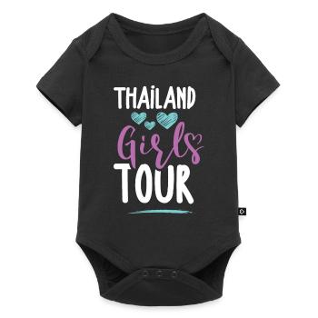 Thailand Girls Tour - Baby Premium Kurzarmbody - Schwarz - Vorne