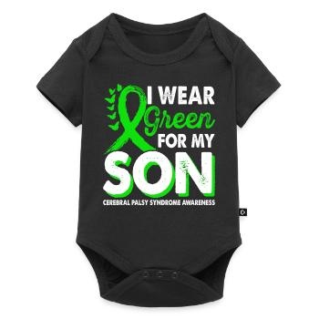 Wear green for Awareness Month for - Baby Premium short-sleeve bodysuit - black - Front