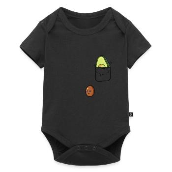 Sac d’avocat - Body à manches courtes Premium Bébé - noir - Devant