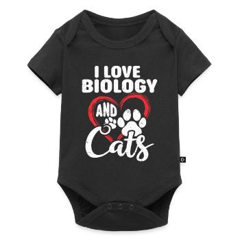 Biology Gift Biologist - Baby Premium short-sleeve bodysuit - black - Front