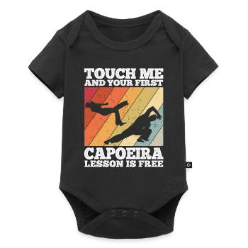 Capoeira - Baby Premium Kurzarmbody - Schwarz - Vorne