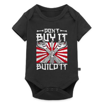 Motorsport Car Tuning Don't Buy It Build It - Baby Premium short-sleeve bodysuit - black - Front
