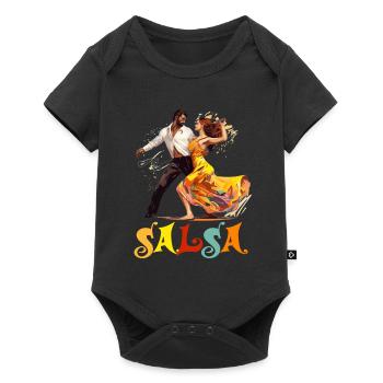 Salsa Tanz Kubanischer Tanz Kuba Urlaub - Baby Premium Kurzarmbody - Schwarz - Vorne