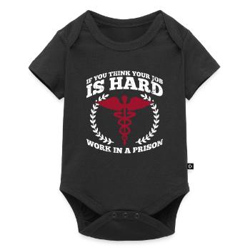 Design Der Justizvollzugsschwester Für Die - Baby Premium short-sleeve bodysuit - black - Front