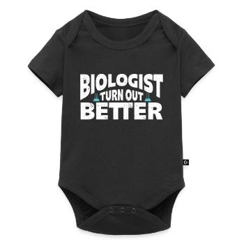 Biology Gift Biologist - Baby Premium short-sleeve bodysuit - black - Front
