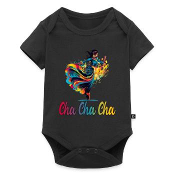 Cha Cha Cha Tanz Kubanischer Tanz Kuba Urlaub - Baby Premium Kurzarmbody - Schwarz - Vorne