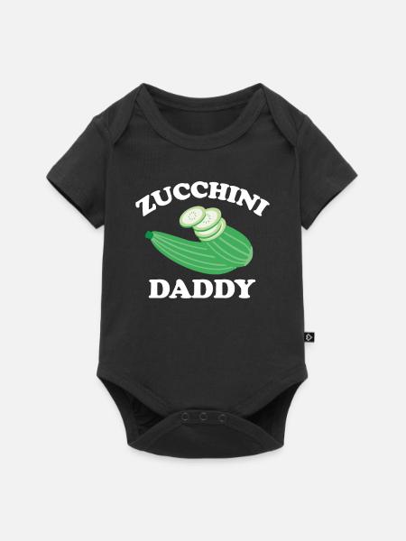Zucchini - Baby Premium Kurzarmbody - Schwarz