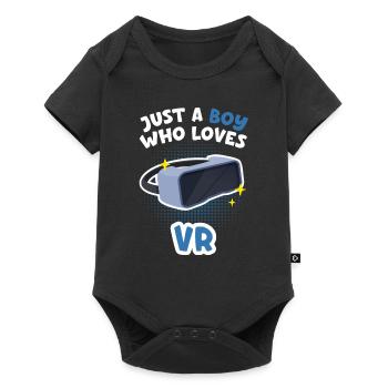 Courgette - Baby Premium short-sleeve bodysuit - black - Front