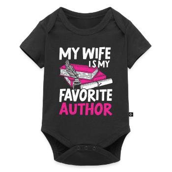 Auteur Cadeau Dire Bookworm Writer - Body à manches courtes Premium Bébé - noir - Devant