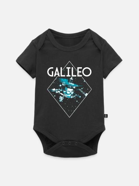 Galileo Jupiter Raumsonde - Baby Premium Kurzarmbody - Schwarz